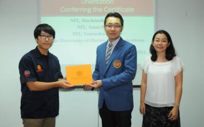 Certificate conferring: Tokai University/ Hachinoke College, NIT/ Anan College, NIT/ Tsuruoka College, NIT