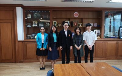 Delegates from Daeshin University, South Korea