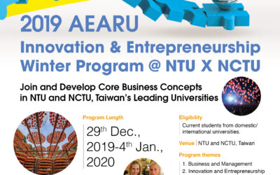 2019 AEARU Innovation & Entrepreneurship Winter Program@NTU X NCTU