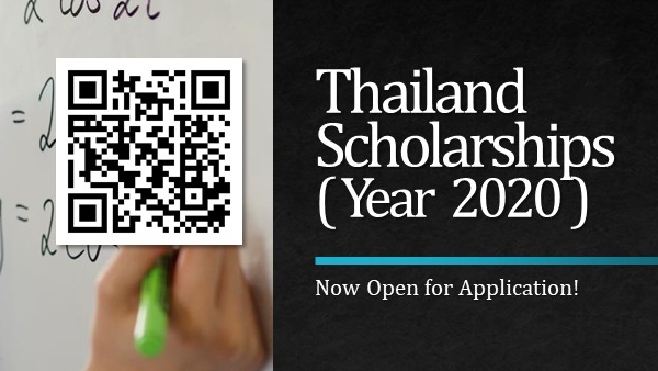 Thailand Scholarship (Year 2020) for international students