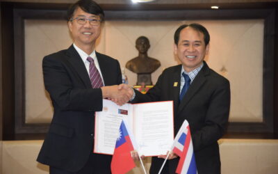 The signing ceremony between KMITL and Feng Chia University, China