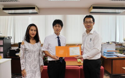 Certificated to Exchange student from NIT (Ishikawa College)