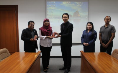 Delegates from UTM, Malaysia