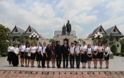 Exchange students from Hainan College of Foreign Studies, China