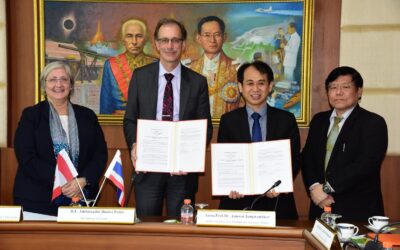 Signing Ceremony of the MOA between KMITL and SMU, Canada