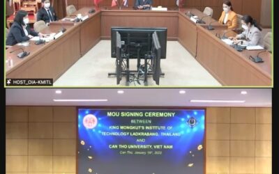 MoU signing ceremony between KMITL and Can Tho University, Vietnam