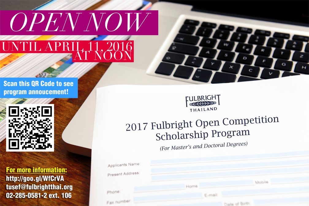 Scholarship: Fulbright Scholarship, USA
