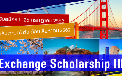 Exchange Scholarship with the Institution of Foreign Higher Education 3/2019