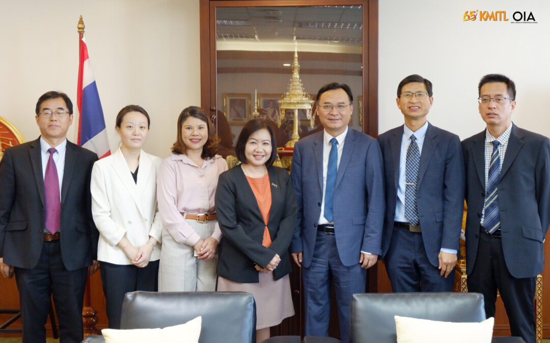 Welcomed delegates from Anhui Agricultural University