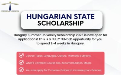 Hungary Opens Summer University Scholarships 2026