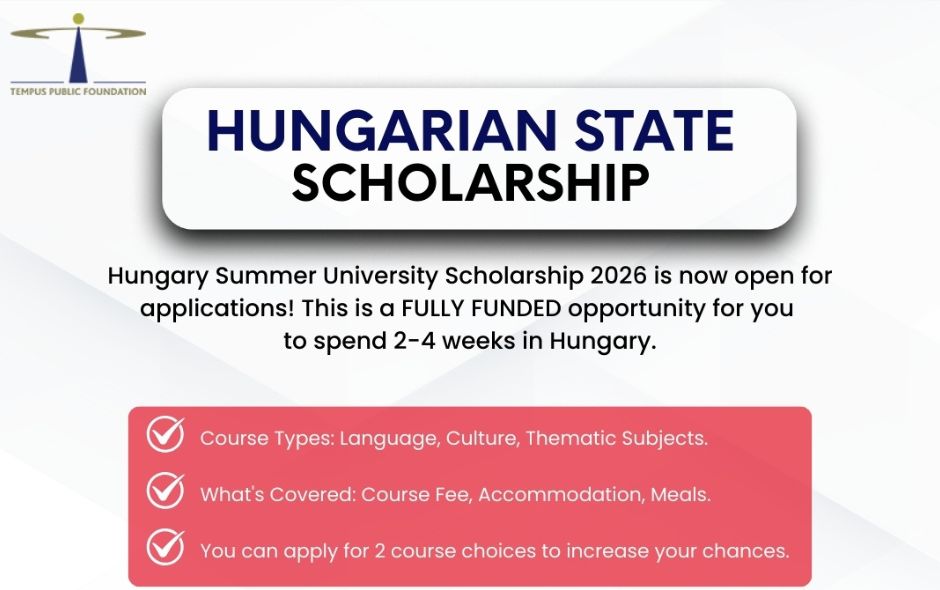 Hungary Opens Summer University Scholarships 2026
